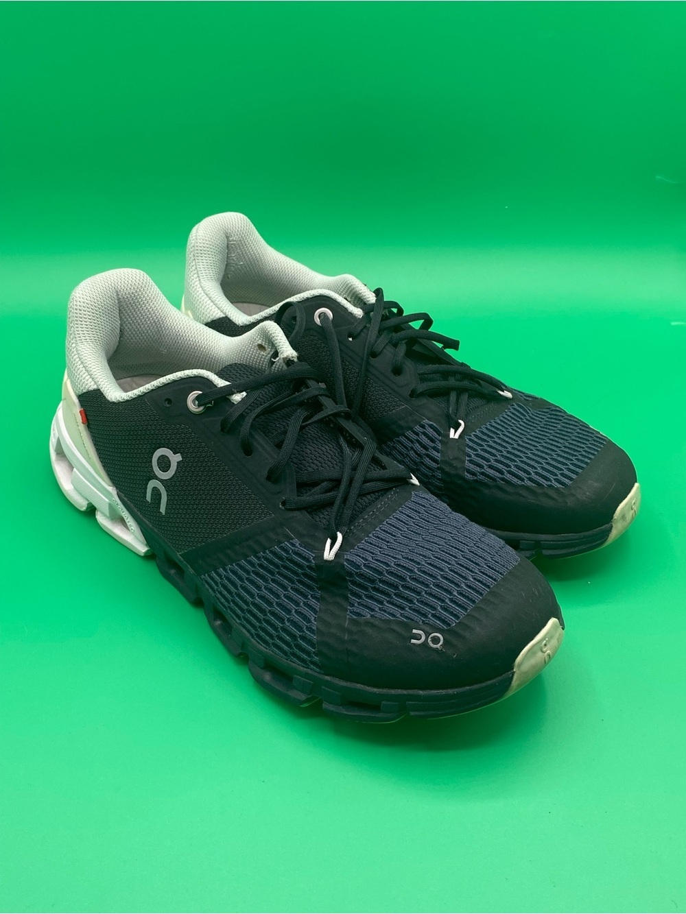 On Running Cloudflyer Black White Navy - Picture 1 of 4
